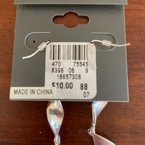 Bundle 3 for $12. Avenue Silver Tone Dangle Earrings - Picture 3 of 3